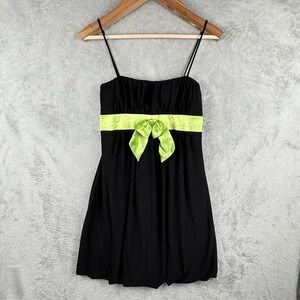 Taboo Y2K‎ Mini Dress Junior Large Bubble Skirt Spaghetti Straps Evening Party